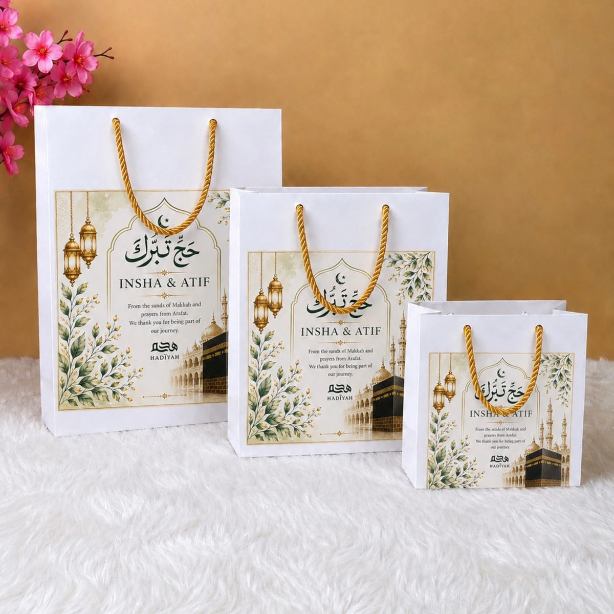 Personalised Hajj Favors Gift Bag