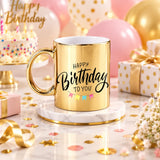 Personalized Golden Birthday Mug - Celebrate in Style