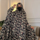 Haya Full Length Printed Cotton Namaz Makhna — modest Islamic wear