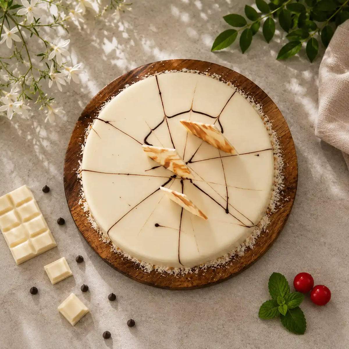 Hazelnut Chocolate Cake — cake, gift packaging