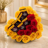 Cadbury With Rose — fresh flower bouquet | Hadiyah Gifting
