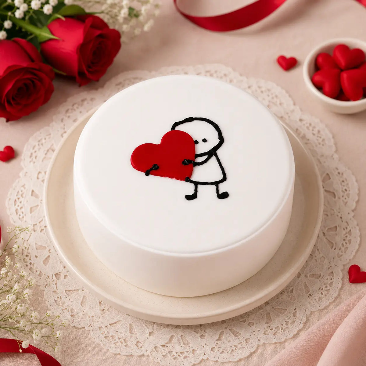 Heartfelt Vanilla Cake