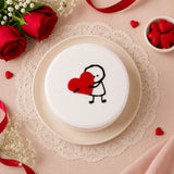 Heartfelt Vanilla Cake — cake, detail view