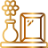 Home-Decor logo featuring a stylish combination of modern and traditional design elements, showcasing intricate patterns, soothing colors, and symbols of warmth and elegance for enhancing home interiors.