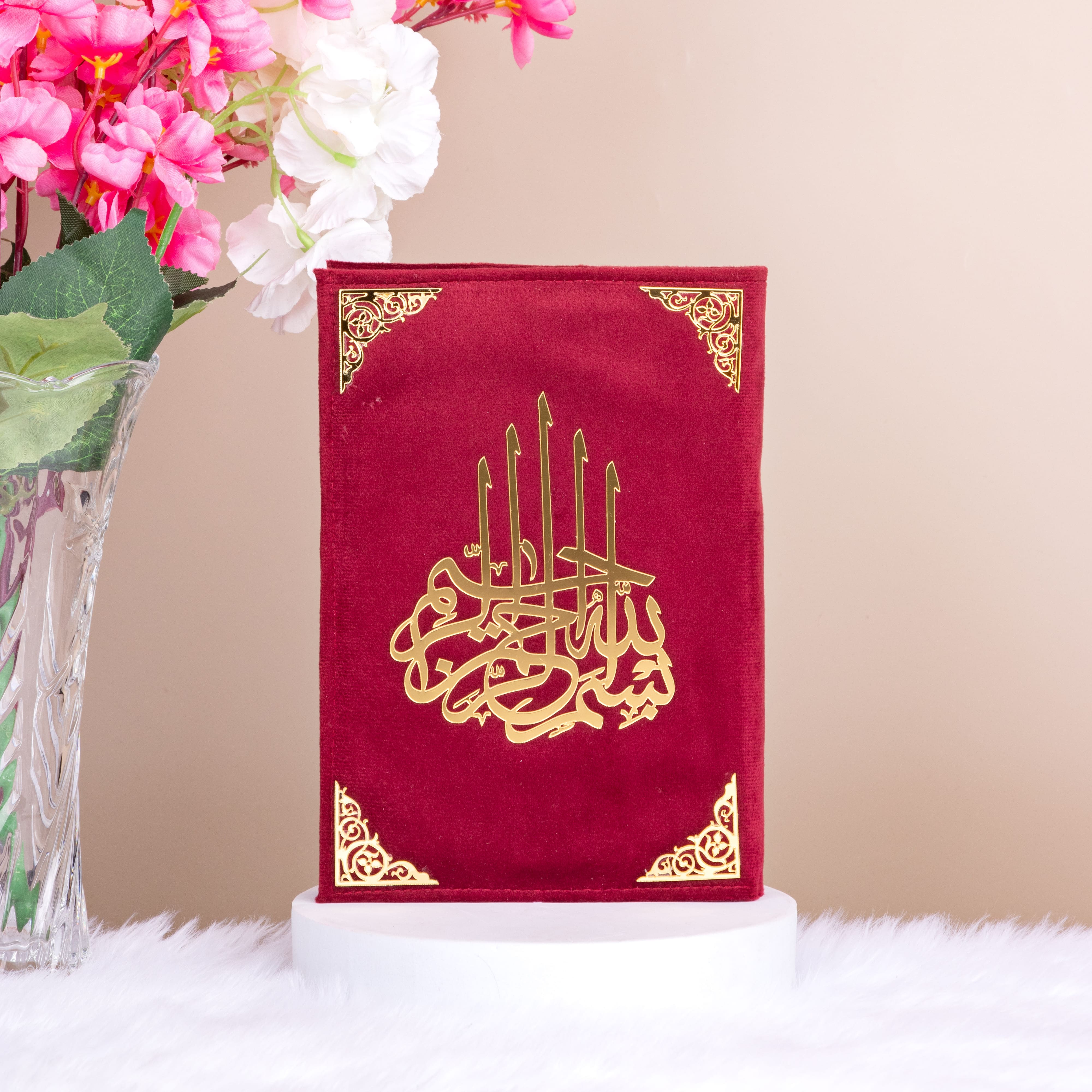 Gujarati Translation Premium Velvet Quran with name