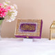 Handmade Designer Velvet Quran Box in purple with golden Bismillah calligraphy, ideal for Ramadan gifts and prayer essentials.