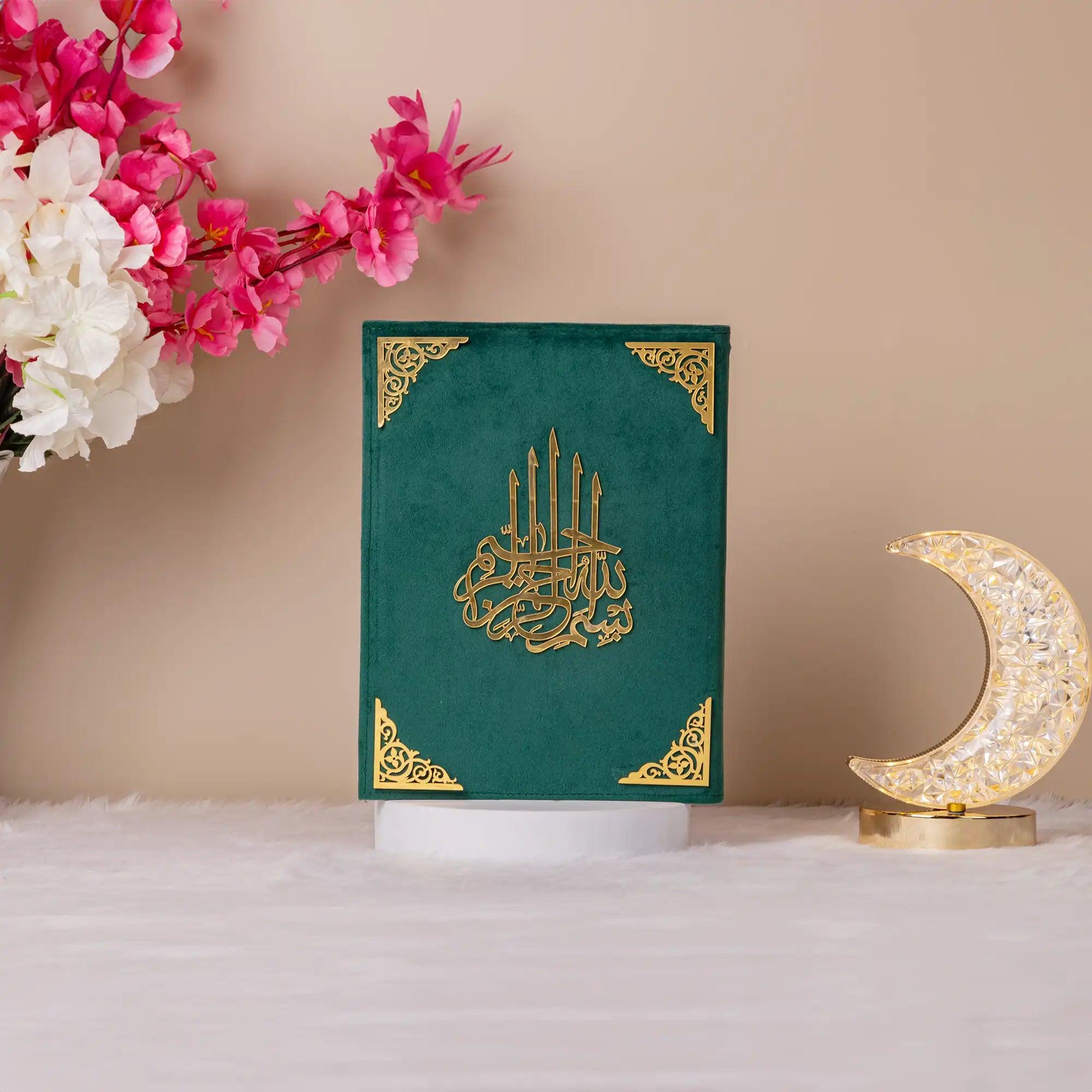 Gujarati Translation Premium Velvet Quran with name