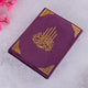 Luxurious purple velvet Quran with gold calligraphy, a premium Islamic gift for men and women, ideal for gifting abroad.