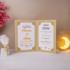Offwhite Nikah Nama Hamper (Thumb Print Edition)
