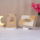 White and gold Tilawat-e-Quran gift set with elegant Arabic calligraphy, ideal for Ramadan, Eid, and Nikah gifting.