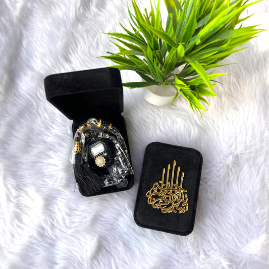 Black Velvet Tasbeeh Combo