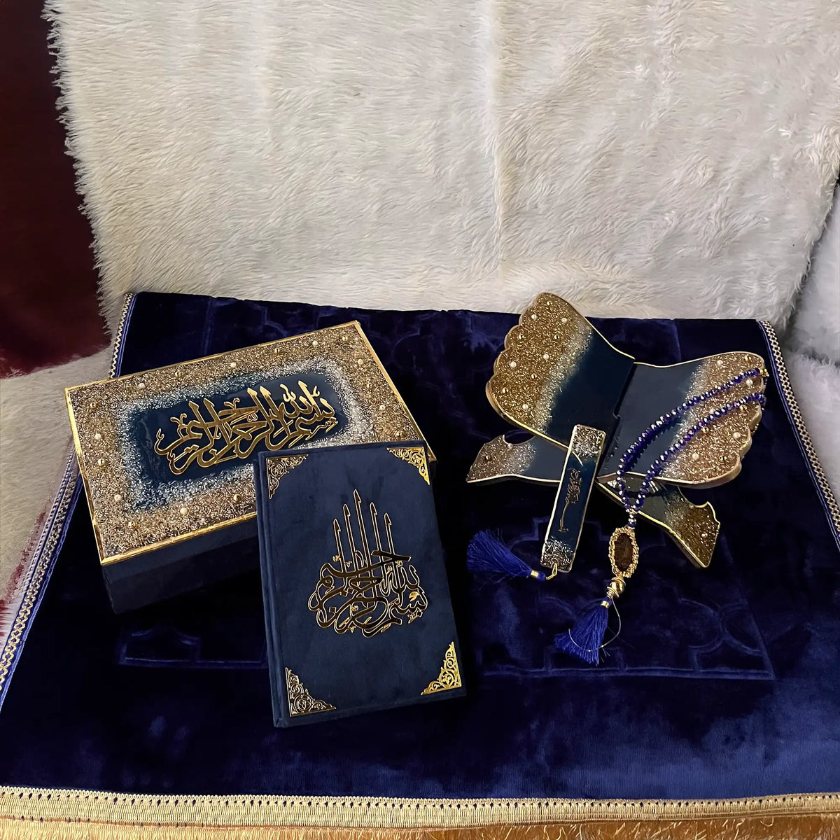 Blue Sequence Bridal Sawab-e-jariya Hamper