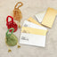 Eidi Luxe Gift Set with gold and silver Eid gift set envelopes and colorful Eidi potlis on a soft fur background. Ideal for Ramadan and Eid gifting.