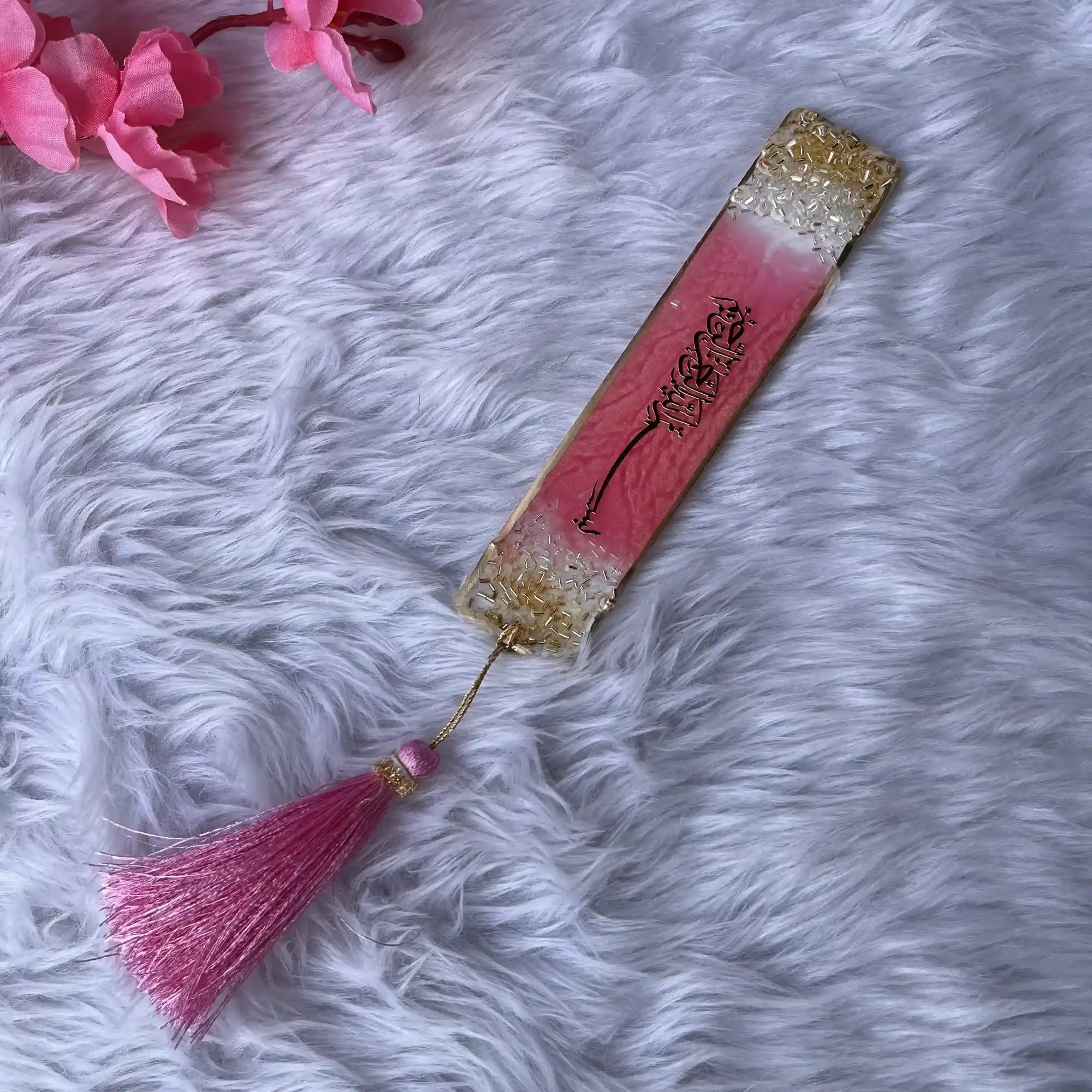 Pink Personalised Designer Bookmarks Main image