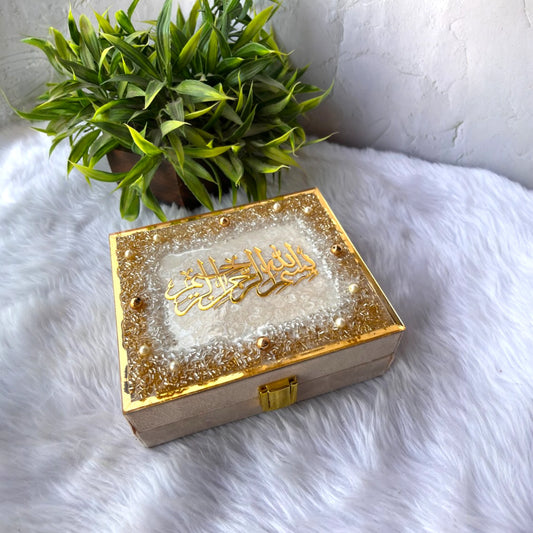 Offwhite Sequence Mini Tilawat-e-Quran