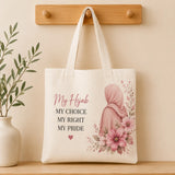 My Hijab, My Choice – Islamic Tote Bag