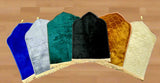 Collection of Dome Shaped Prayer Rugs in multiple colors including green, black, blue, and beige, ideal for gifting and personal use.
