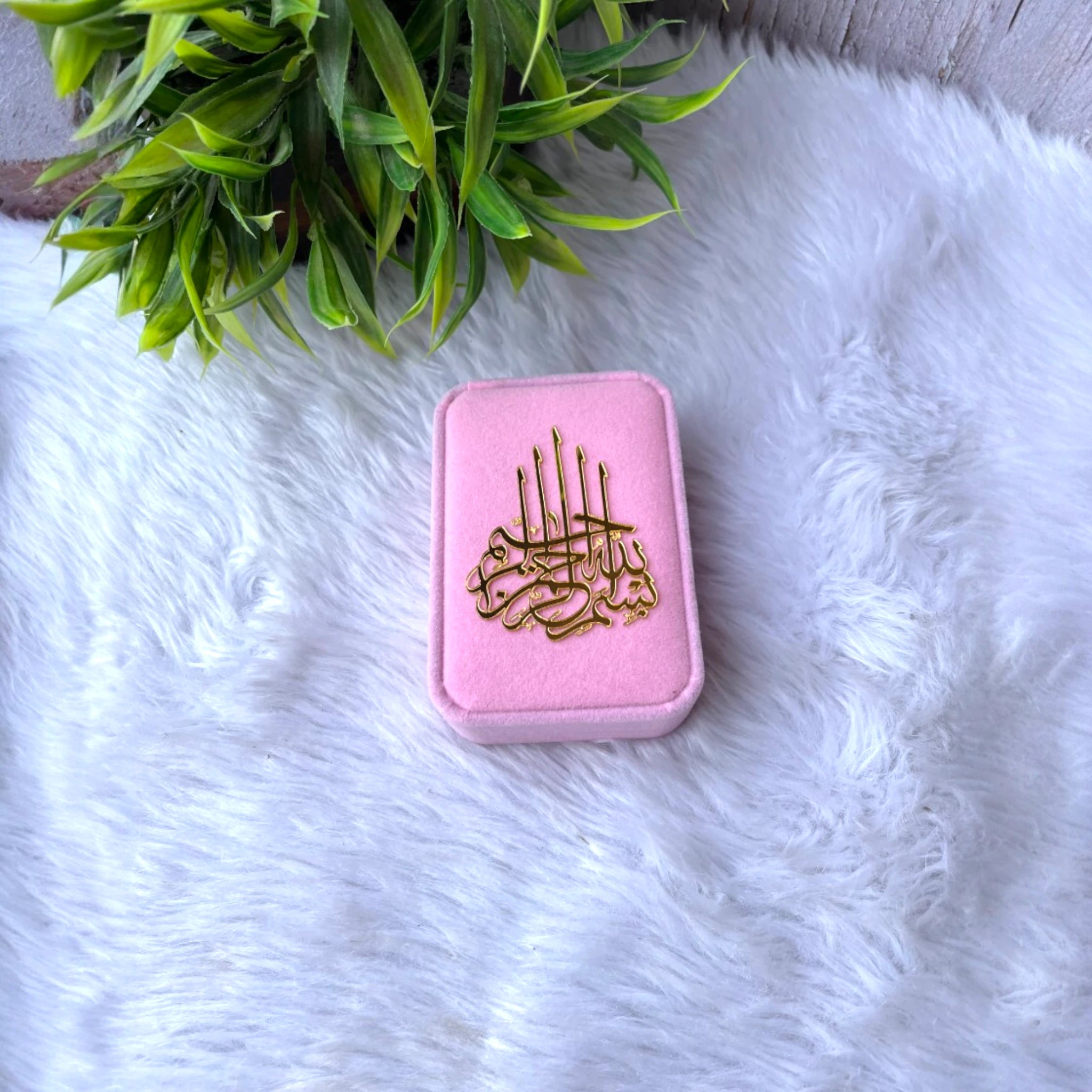Pink Velvet Tasbeeh Combo