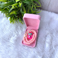 Pink Velvet Tasbeeh Combo