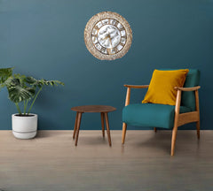 Ivory Radiance Wall Clock