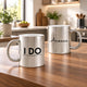 I Do Personalized Metallic Couple Mugs (350ml) - Set Of 2