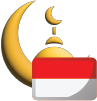 Indonesia logo featuring the national colors of red and white, with iconic symbols like the Garuda bird or the national emblem, representing the country's rich cultural heritage, strength, and unity, symbolizing national pride and progress.