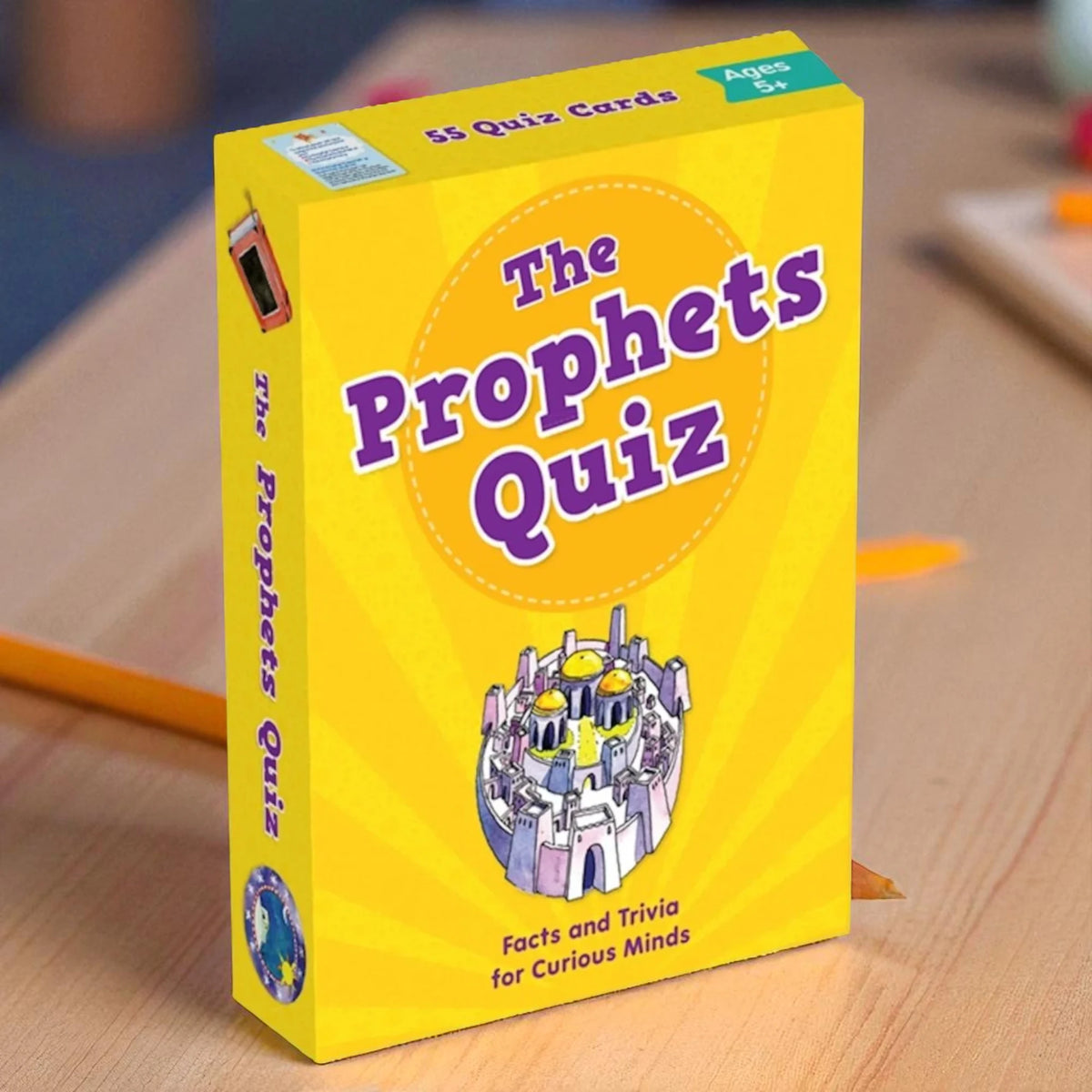 The Prophets Quiz from Islamic Quiz Display Box - Educational Cards | 24 Packs, engaging quiz cards on Islamic prophets for kids 5+.