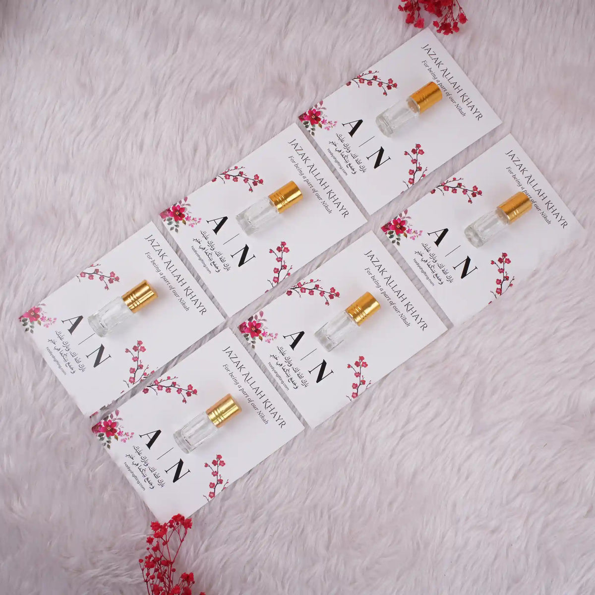 Premium Attar with Customised Card Favors