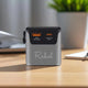 Jetset Travel Adapter with USB-A and USB-C PD 20W ports, personalized with 'Rahul' engraving. Ideal for global charging needs.