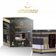 Kaaba Watch and Speaker with packaging on a white background