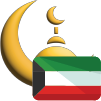 Kuwait logo featuring the national colors of green, white, red, and black, with symbols like the Kuwaiti flag or the country's iconic emblem, representing the rich heritage, culture, and pride of Kuwait, symbolizing unity and strength.