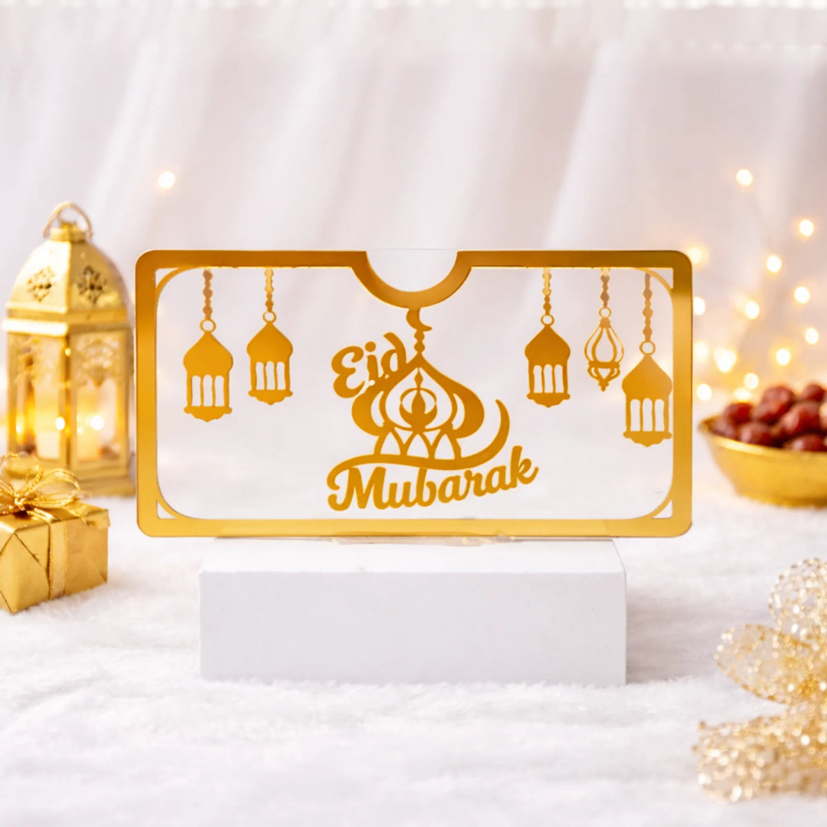 EID Mubarak Acrylic Envelope