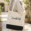 Lavender Noor Personalized Arabic Name Tote Bag