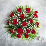 Love For Red Roses Arrangement shown from a different angle