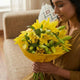 Lovely Asiatic Lilies Bunch shown from a different angle