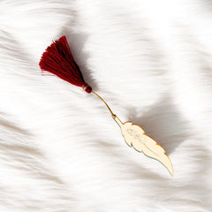 Feather Bookmark with Bismillah