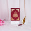 Mini Quran with Velvet Cover & Feather Bookmark