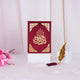 Mini Quran with Velvet Cover & Feather Bookmark