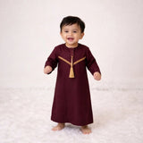 Maroon Baby Boy Thobe for Kids