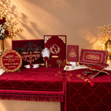 Maroon Bling Barkat-e-Nikah Bridal Quran Set