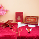 Maroon Bling Couple Ibadah Set