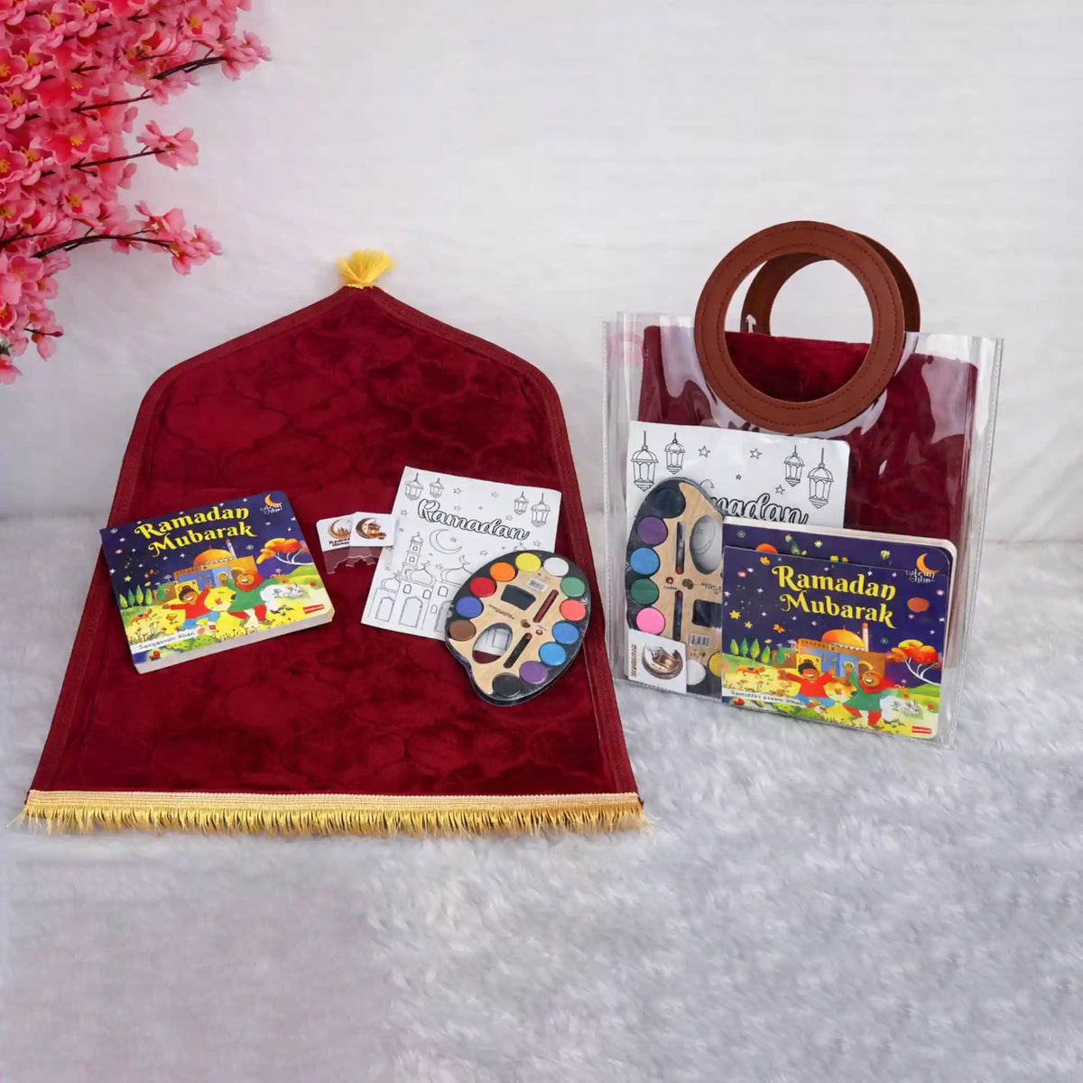 Ramadan and Eid gift set for children with books and toys