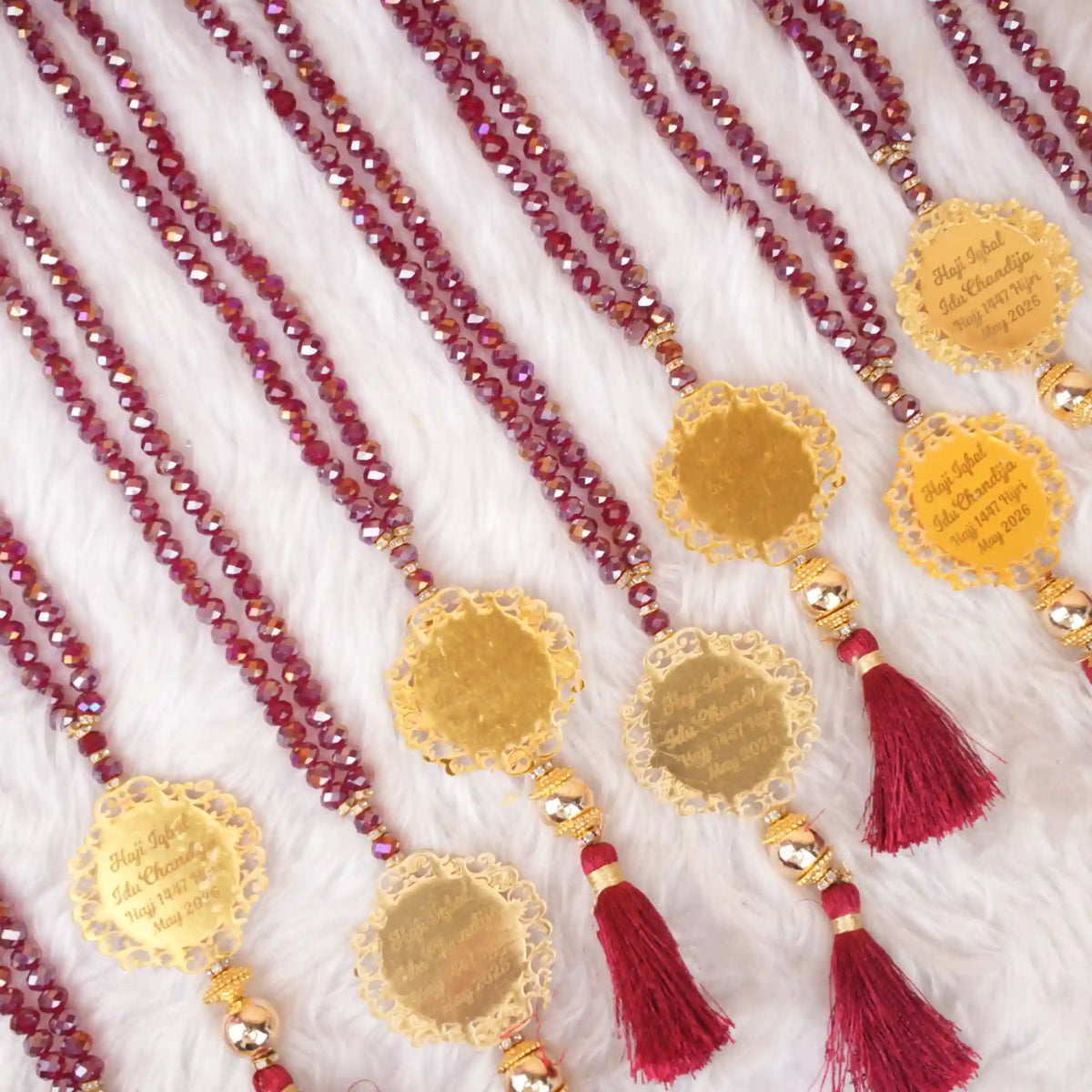 100 Beads Premium Tasbeeh – Customised Hajj Favors