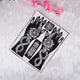Reusable Mehendi Stencils featuring large floral and leafy patterns for hands, designed for easy and symmetrical henna application.