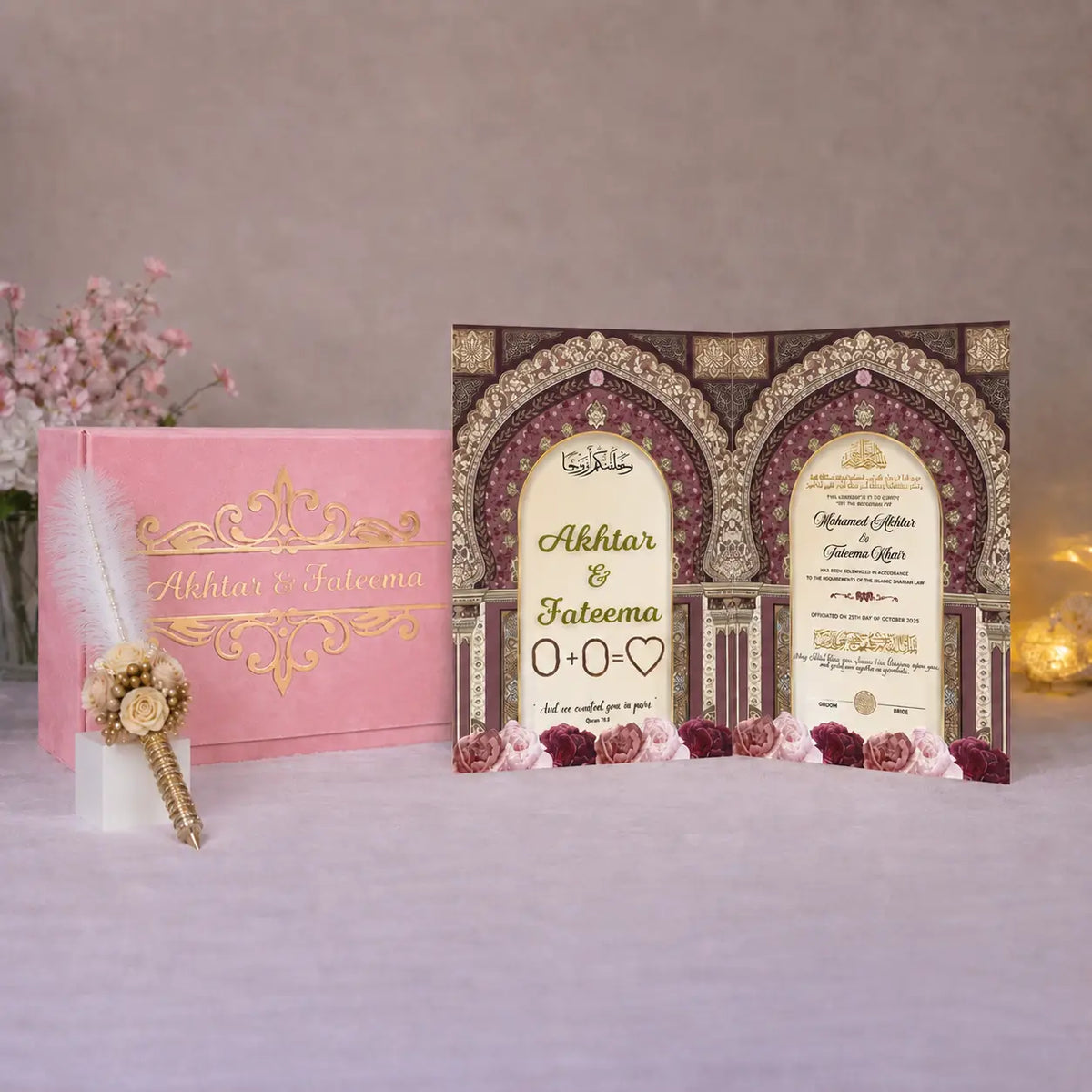 Meher-e-Zareen Nikah Nama Hamper