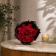 Mesmerizing Red Roses Bouquet — fresh flower bouquet, detail view