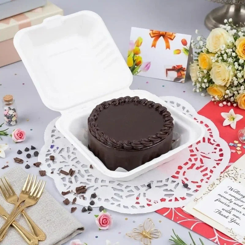 Mini Chocolate Round Shape Cake (300 gm)