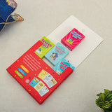 Open Islamic Quiz Cards Set - My First Quiz Collection | 6 Pack showing individual card boxes inside, perfect for educational play.