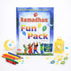 My Ramadan Fun Pack - Ramadan Fun Pack for Kids featuring colorful cover with children, balloons, and festive elements. Ideal for educational Ramadan gifts.