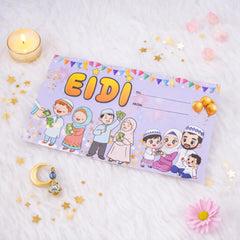 EID Mubarak Family EIDI Envelopes (Pack of 10)